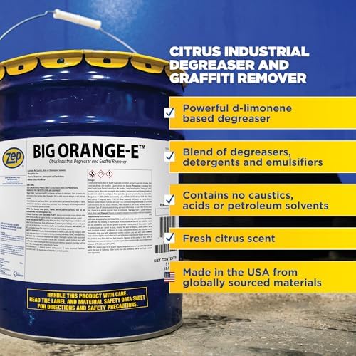 Zep Big Orange-E Heavy-Duty Citrus Degreaser 5 Gallon
