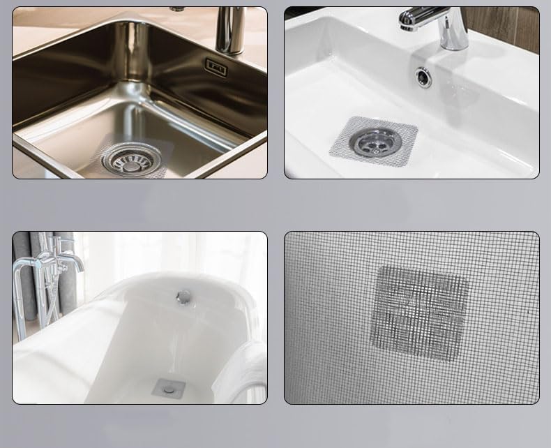 XNASU Disposable Hair Catcher Drain Cover 100 Pack
