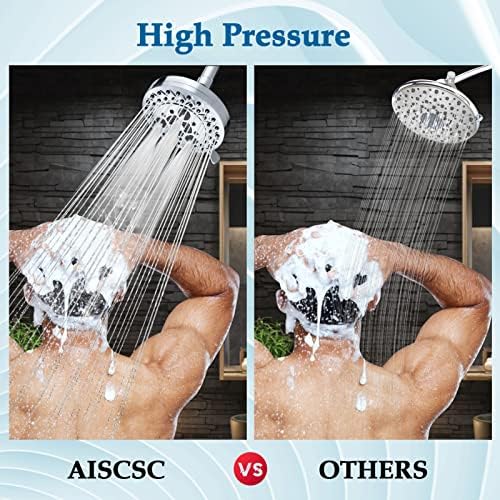 Aiscsc 8 Spray Modes High Pressure Shower Head