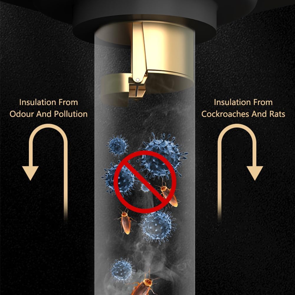 Odor Proof Floor Drain with Anti-Backflow Prevention