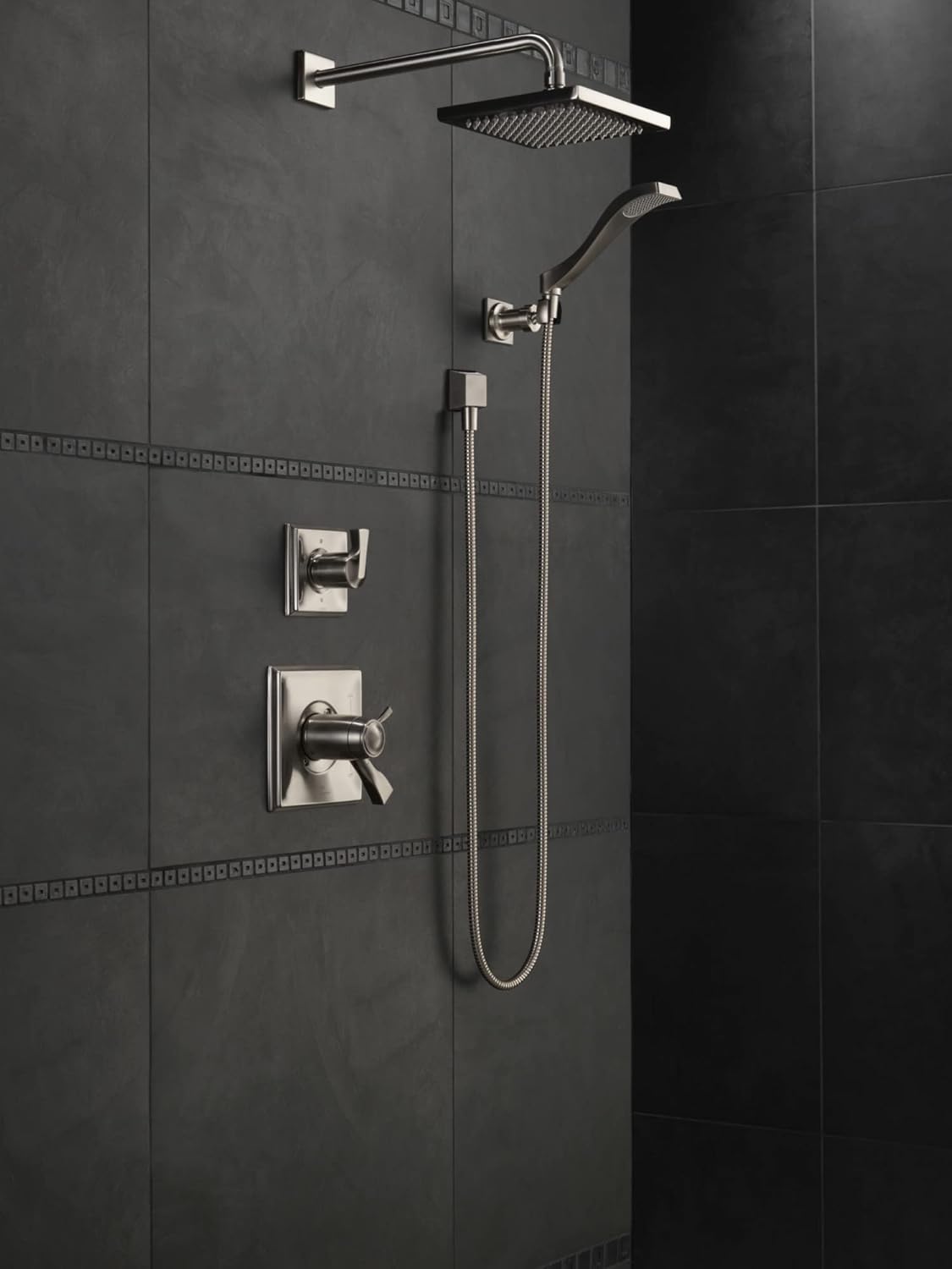 Delta Dryden Wall Mount Handshower Polished Nickel 1