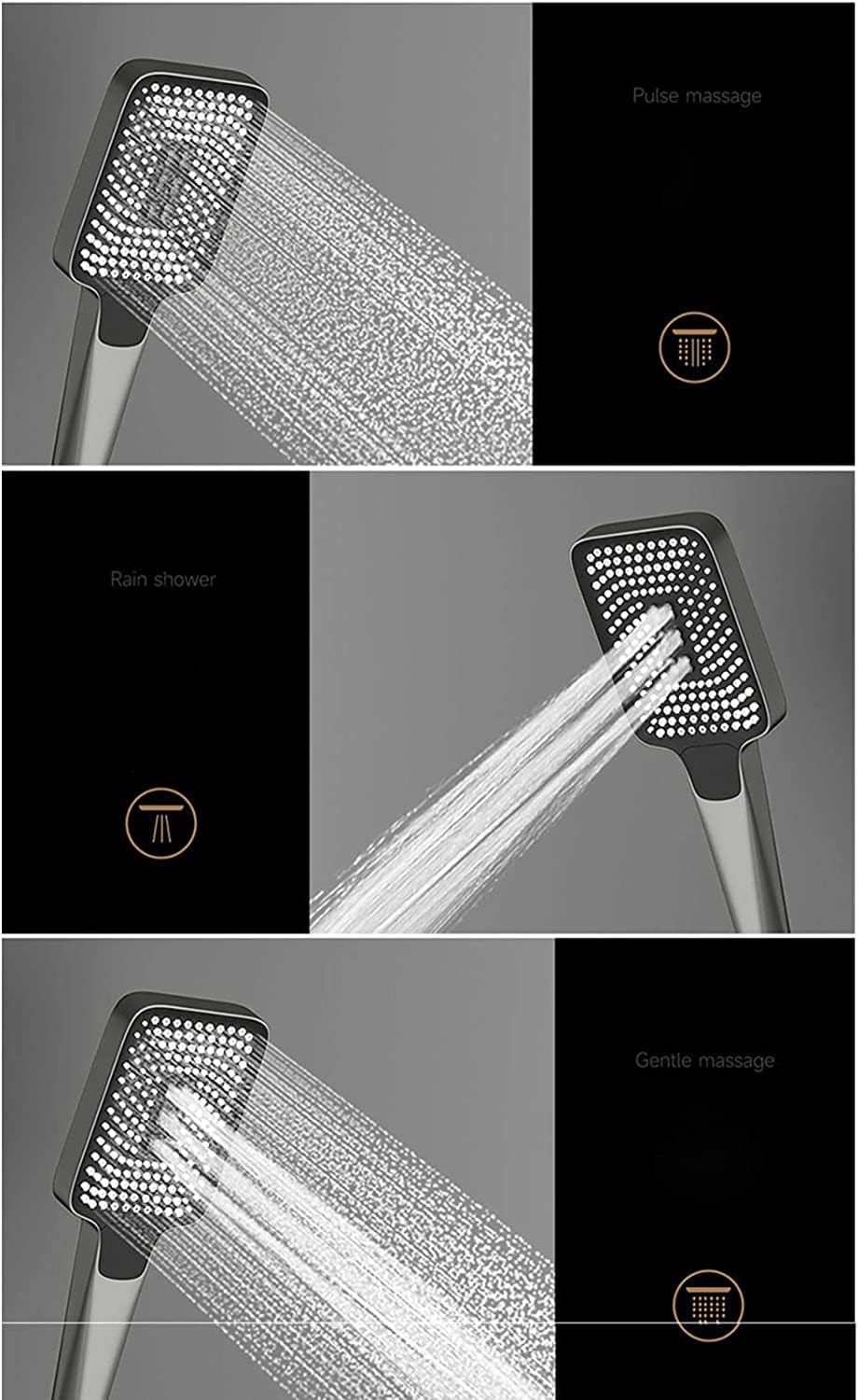 Thermostatic Shower System with 3-Function Handheld and Bidet Sprayer