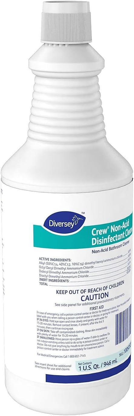 CREW Diversey 100925283 Neutral Non-Acid Disinfectant 32oz