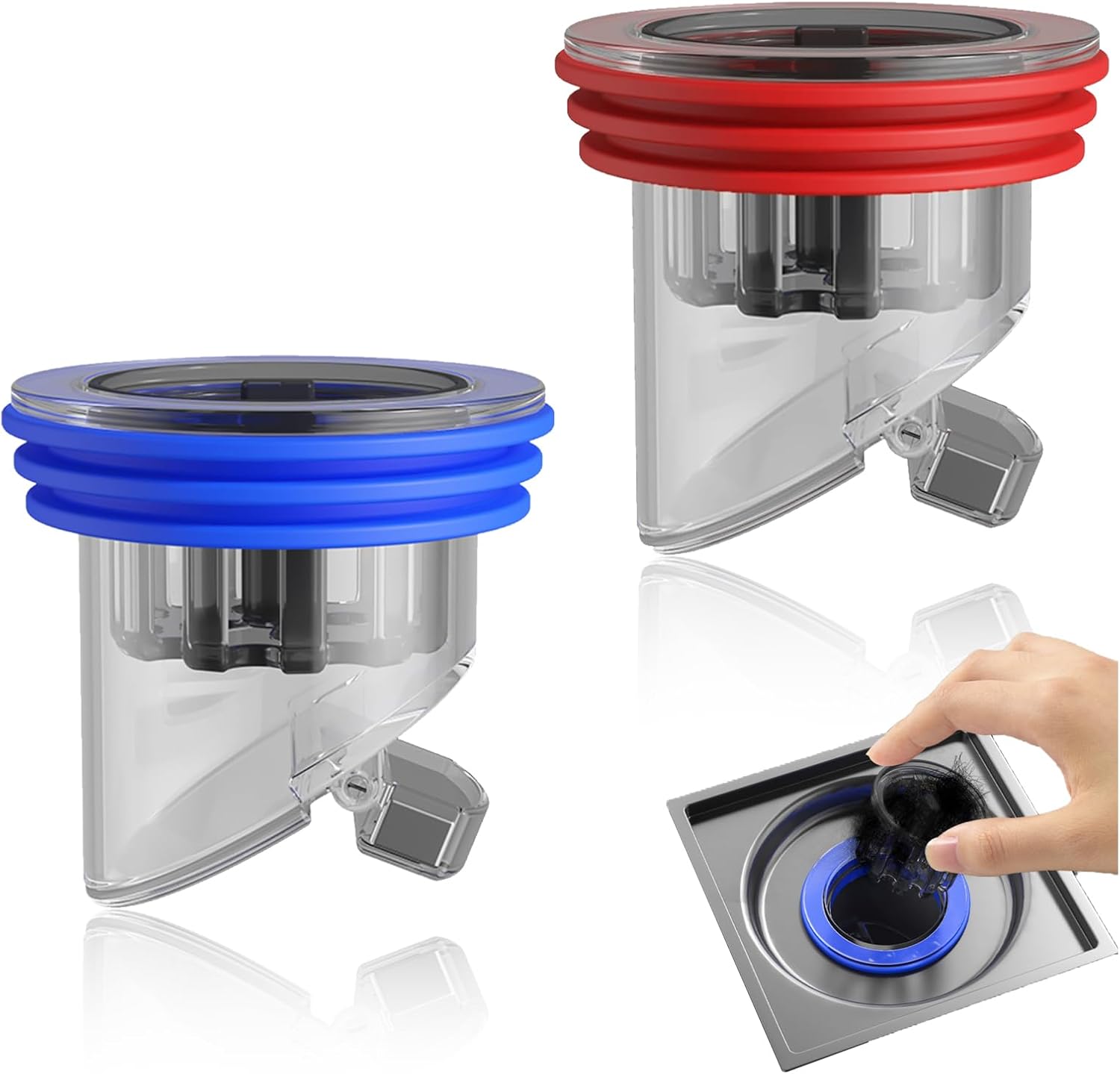 NIIIYTYB 2PCS Drain Backflow Preventer for Bathrooms and Kitchens