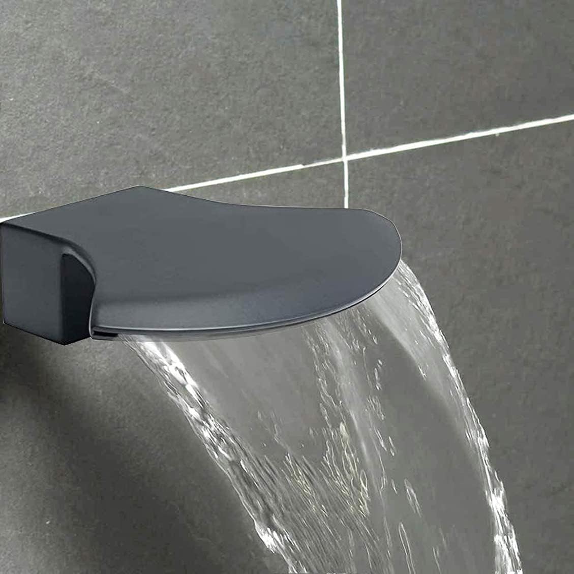 Matte Black Ceiling Mounted Shower System 10-12 Inch Set