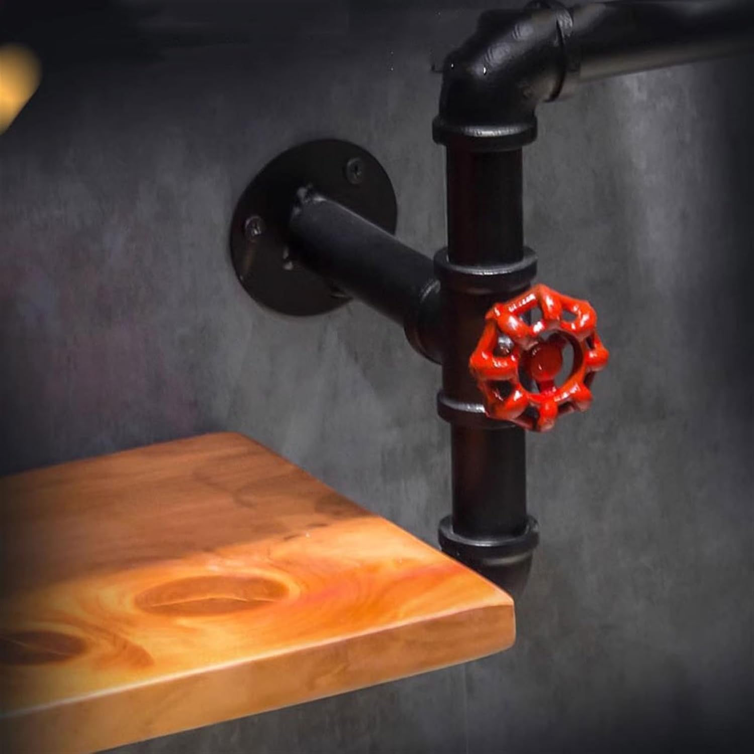 GRFIT Wall-Mounted Wine Rack Industrial Style