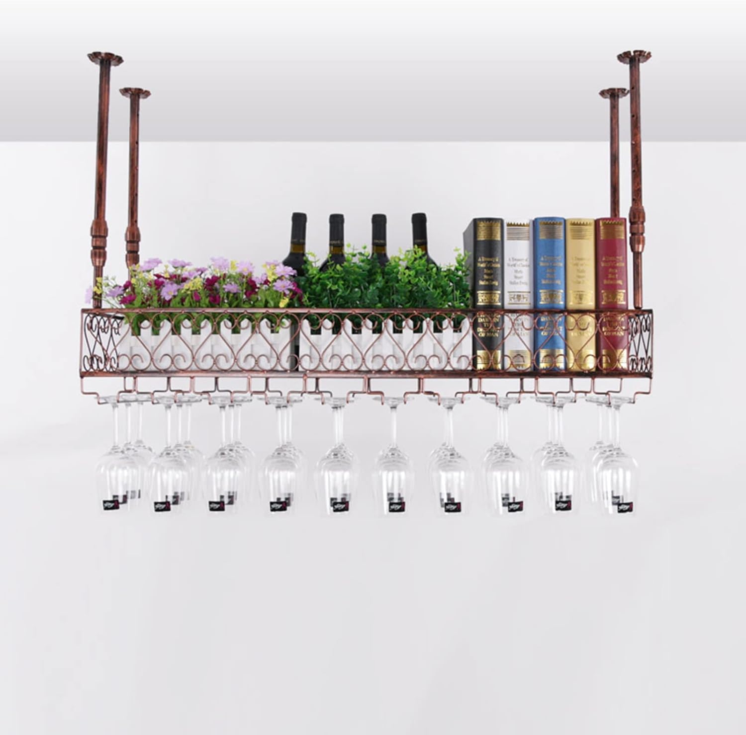 Pimex Wall-Mounted Wine Rack Floating Shelf