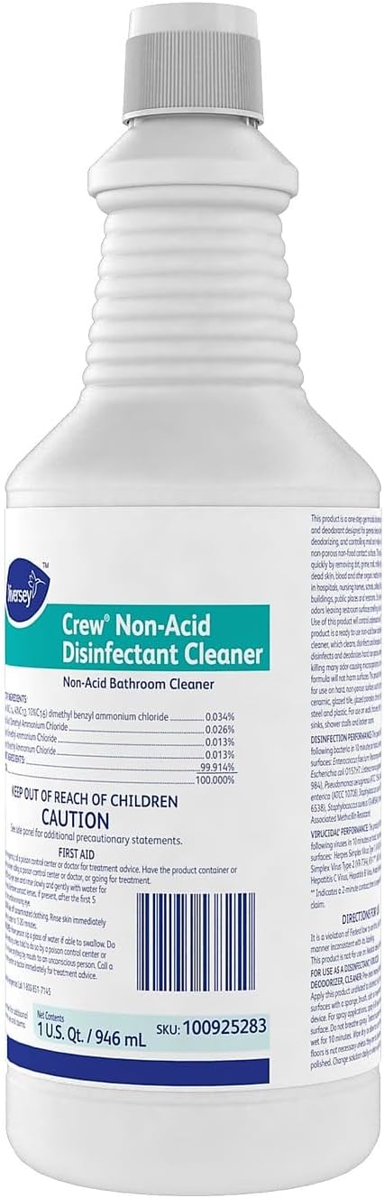 CREW Diversey 100925283 Neutral Non-Acid Disinfectant 32oz