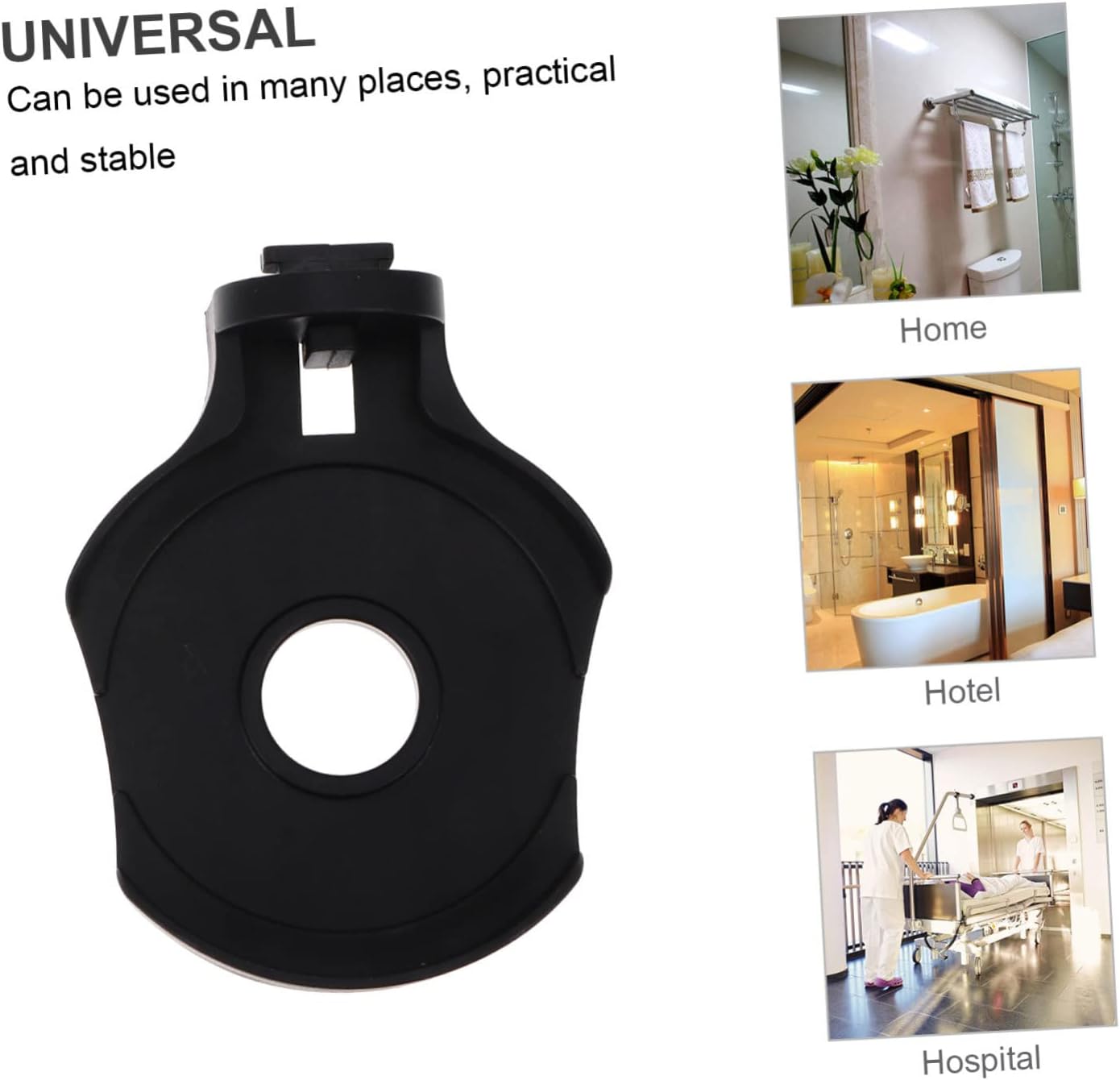 BRIGHTFUFU Wall Mount Soap Dispenser Holder