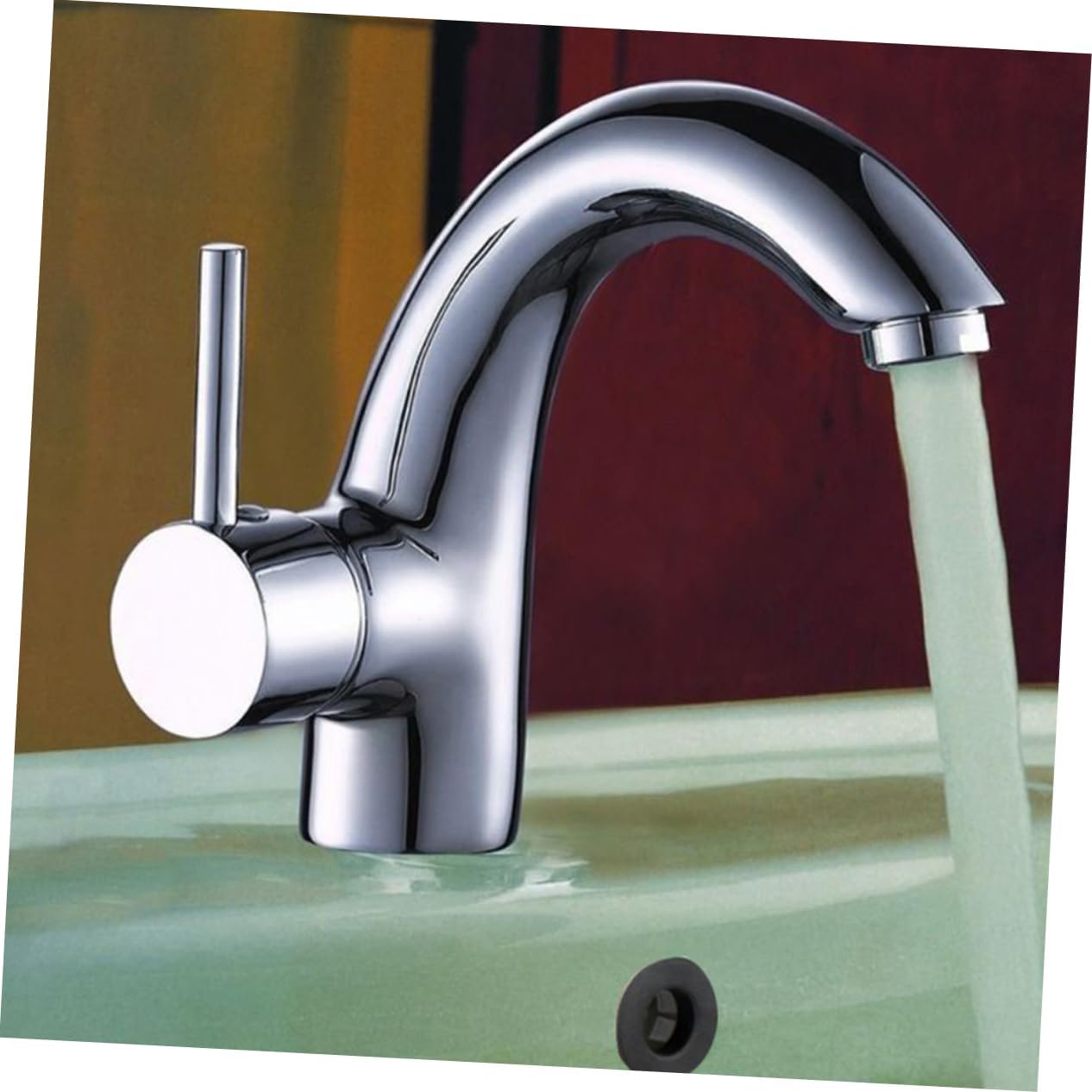 Gadpiparty 2Pcs Brass ABS Sink Overflow Cover