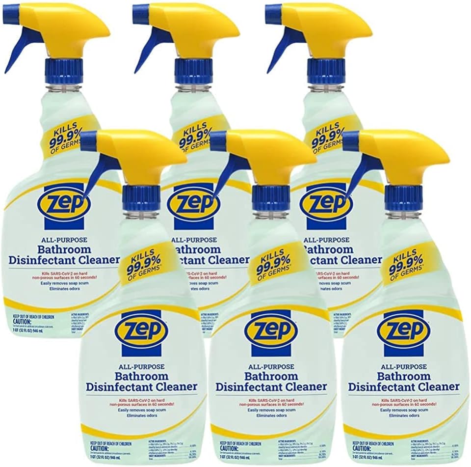 Zep Home Pro All-Purpose Bathroom Cleaner 32 Fl Oz Case of 6