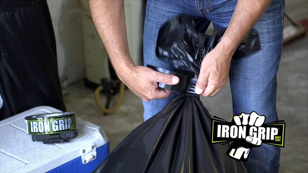 IPG Iron Grip Heavy Duty Duct Tape - 188 x 35 yd Black