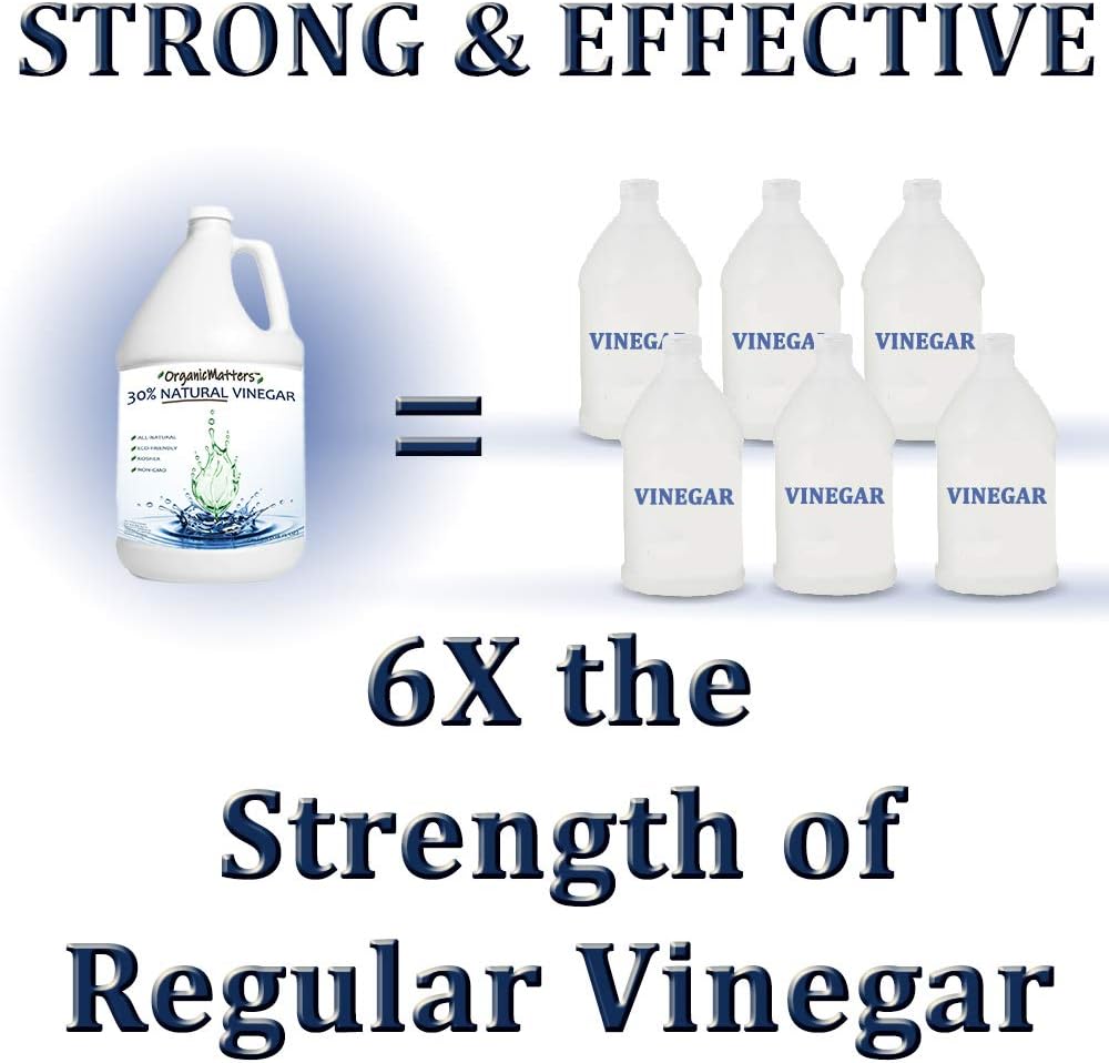 OrganicMatters Vinegar 30 Industrial Cleaner 128 oz