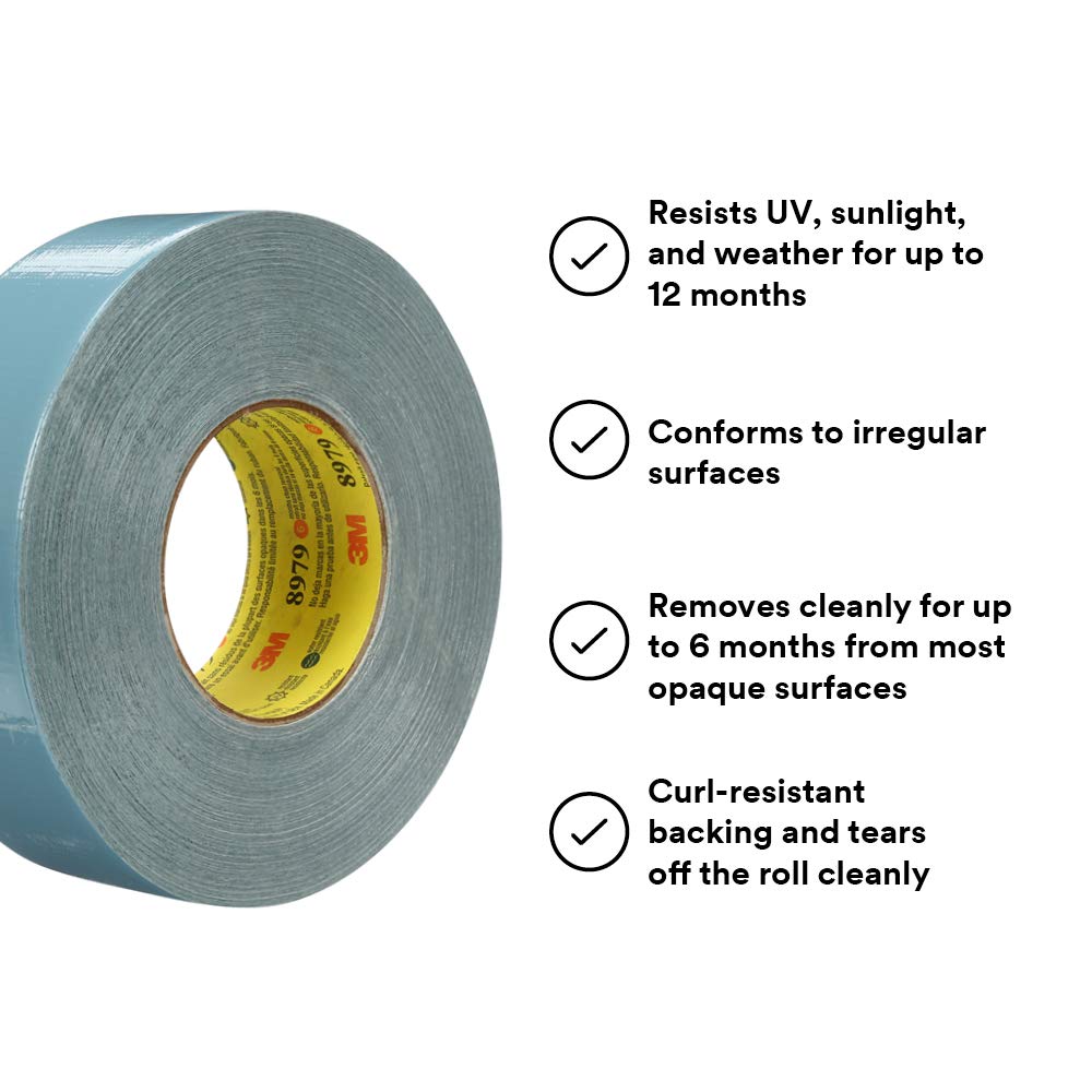 3M 8979 Duct Tape - Slate Blue 188 x 25 yds x 121 mil