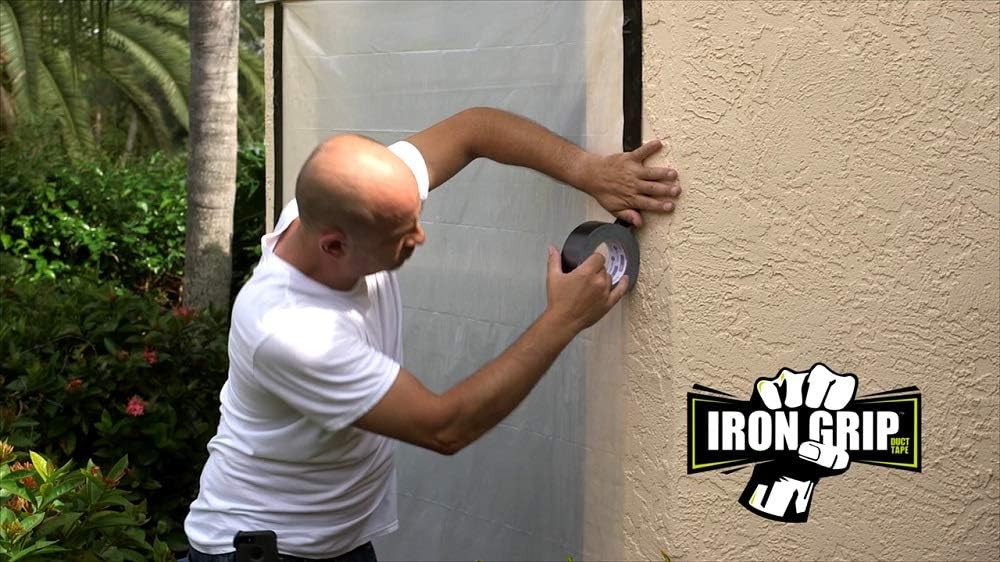 IPG Iron Grip Heavy Duty Duct Tape - 188 x 35 yd Black