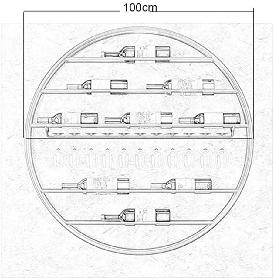 Wall-Mounted Wine Rack with Glass Holder Durable and Rust-Resistant