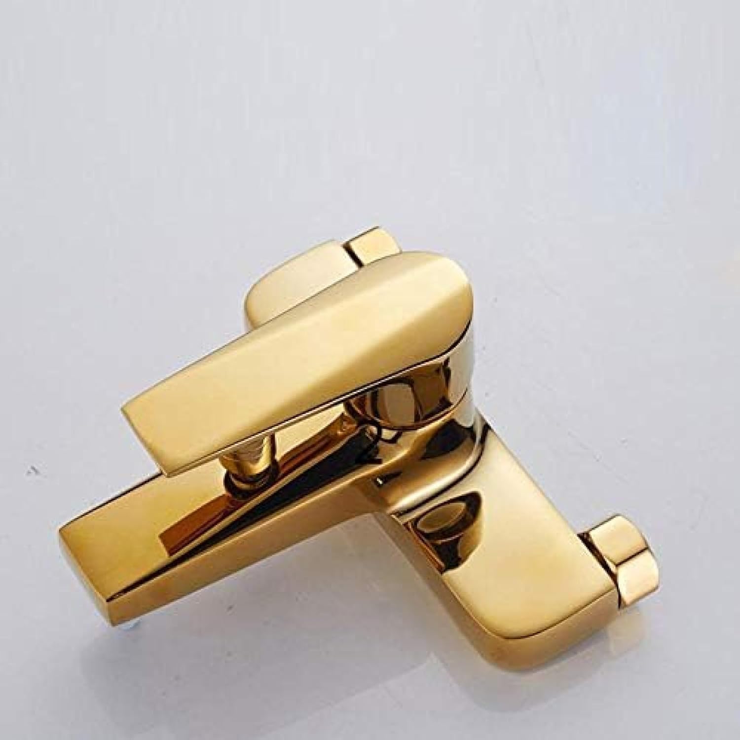 TECKI Gold Shower Set Two Headed Rain Shower Heads