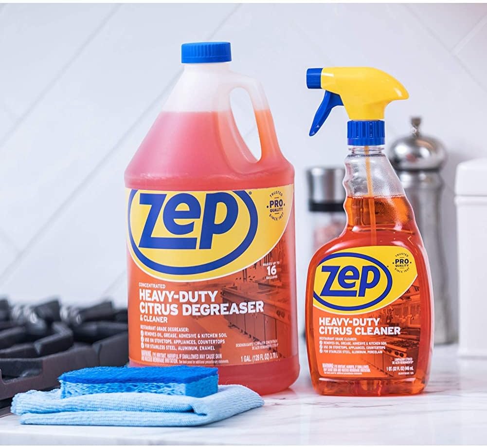 Zep Heavy-Duty Citrus Degreaser 1 Gal - Professional Kitchen Cleaner