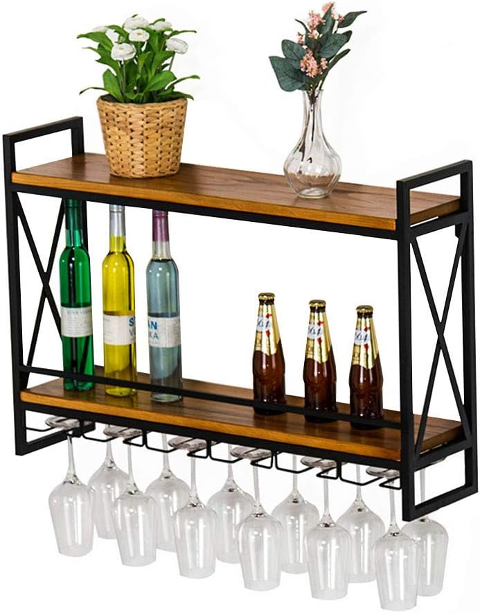 ZJDYDY Wall-Mounted Wine Rack for Home Use