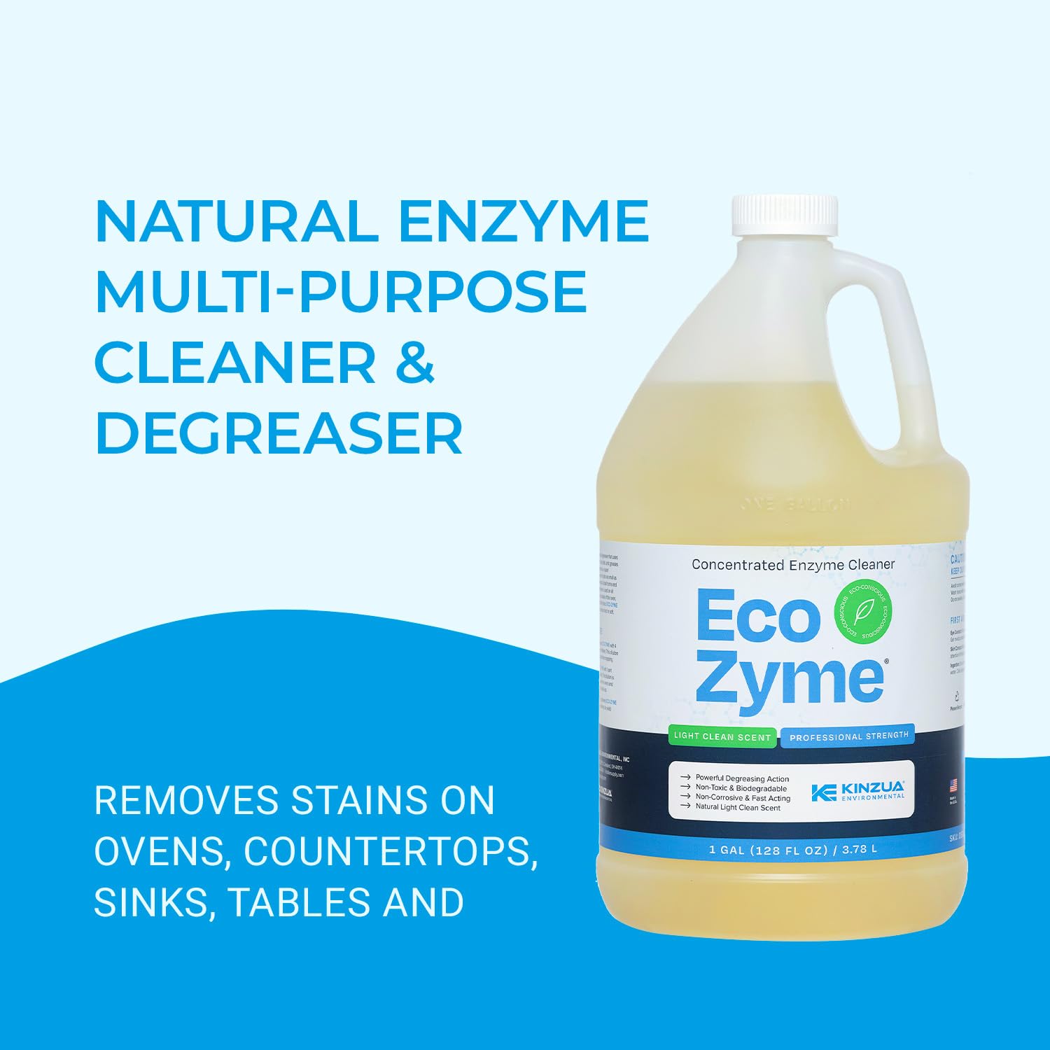 Kinzua Eco-Zyme Enzyme Cleaner 1 Gallon