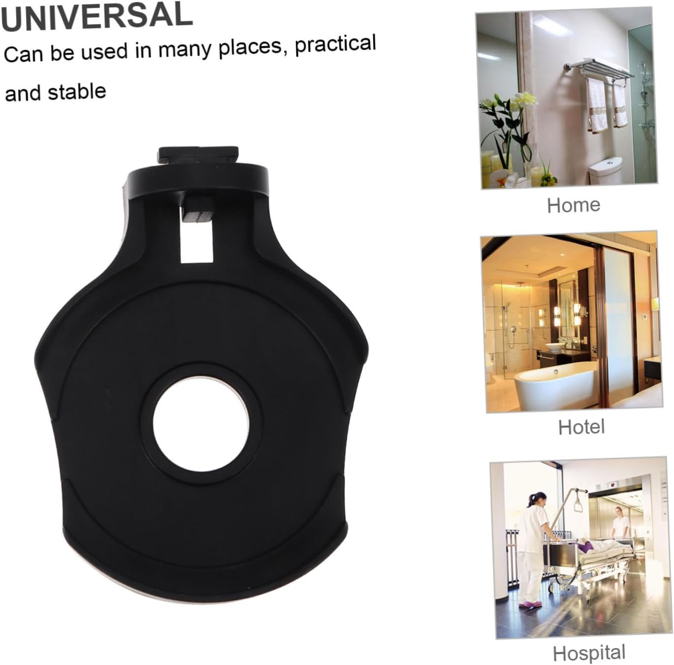 HOLIDYOYO 2pcs Wall-Mounted Soap Dispenser Bracket Holder