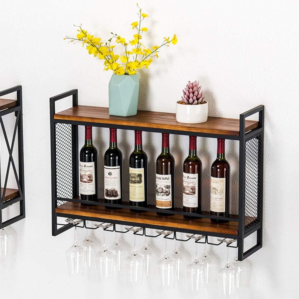 ZJDYDY Wall-Mounted Wine Rack for Home Use