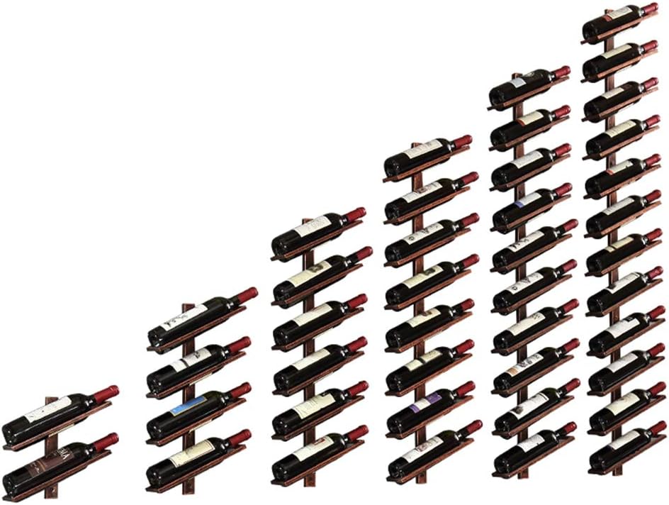 Wall Mounted Wine Rack 6 Bottles Bronze