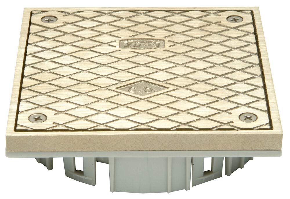 Zurn LC-CS05NI 5x5 Inch Square Nickel Bronze Cleanout Head