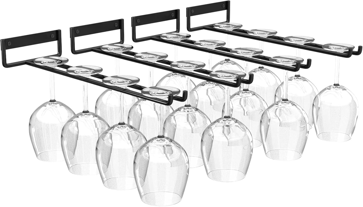 118 Inch Wine Glass Rack Set of 4 Metal Holder 1
