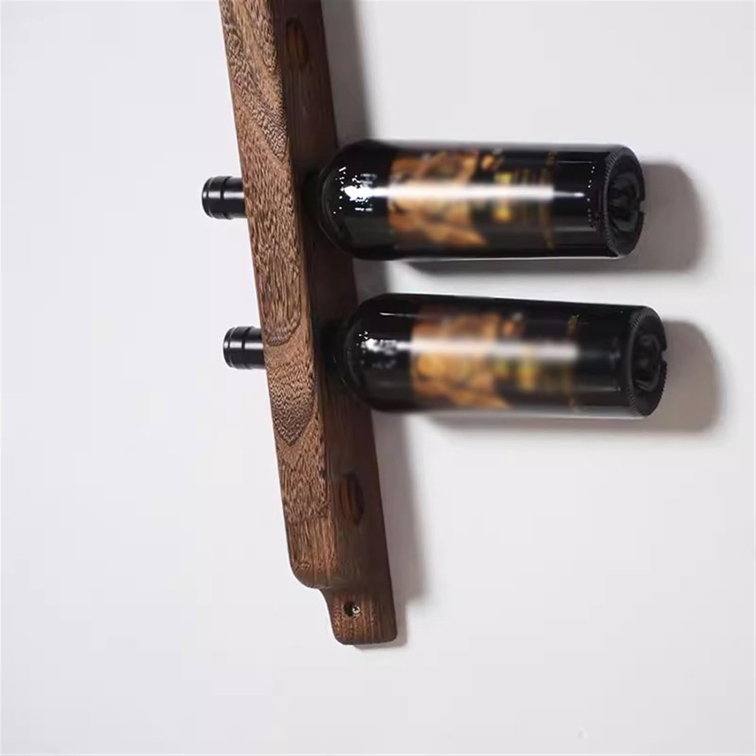 Wall-Mounted Wine Holder 90x7x2cm Tung Wood Creative Design