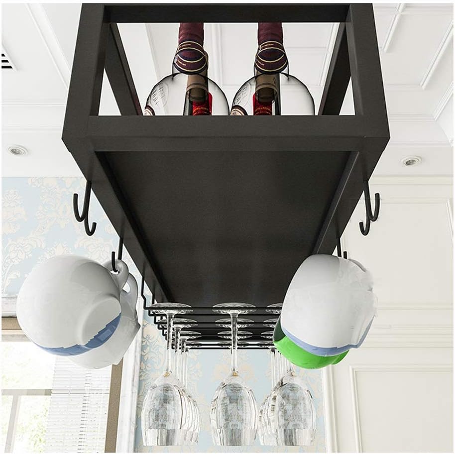 ZJDYDY Wall-Mounted Wine Glass Rack