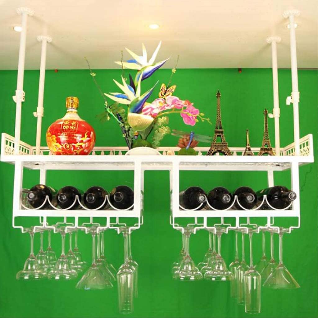 Adjustable Wall Mounted Wine Rack for Home and Kitchen