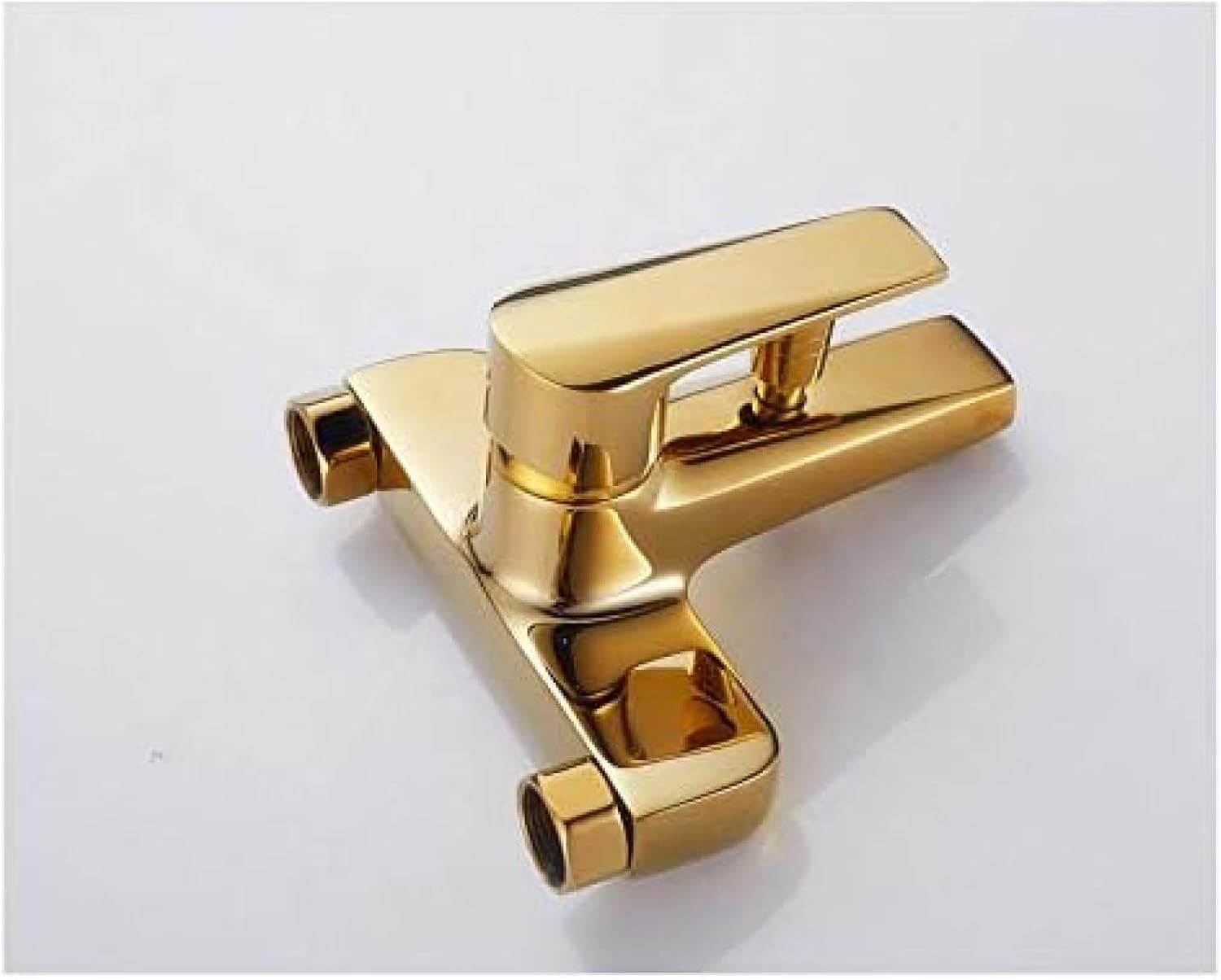 TECKI Gold Shower Set Two Headed Rain Shower Heads