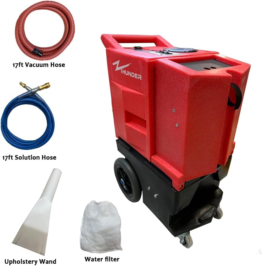 Z-Thunder Carpet Extractor With Heat 220PSI Portable