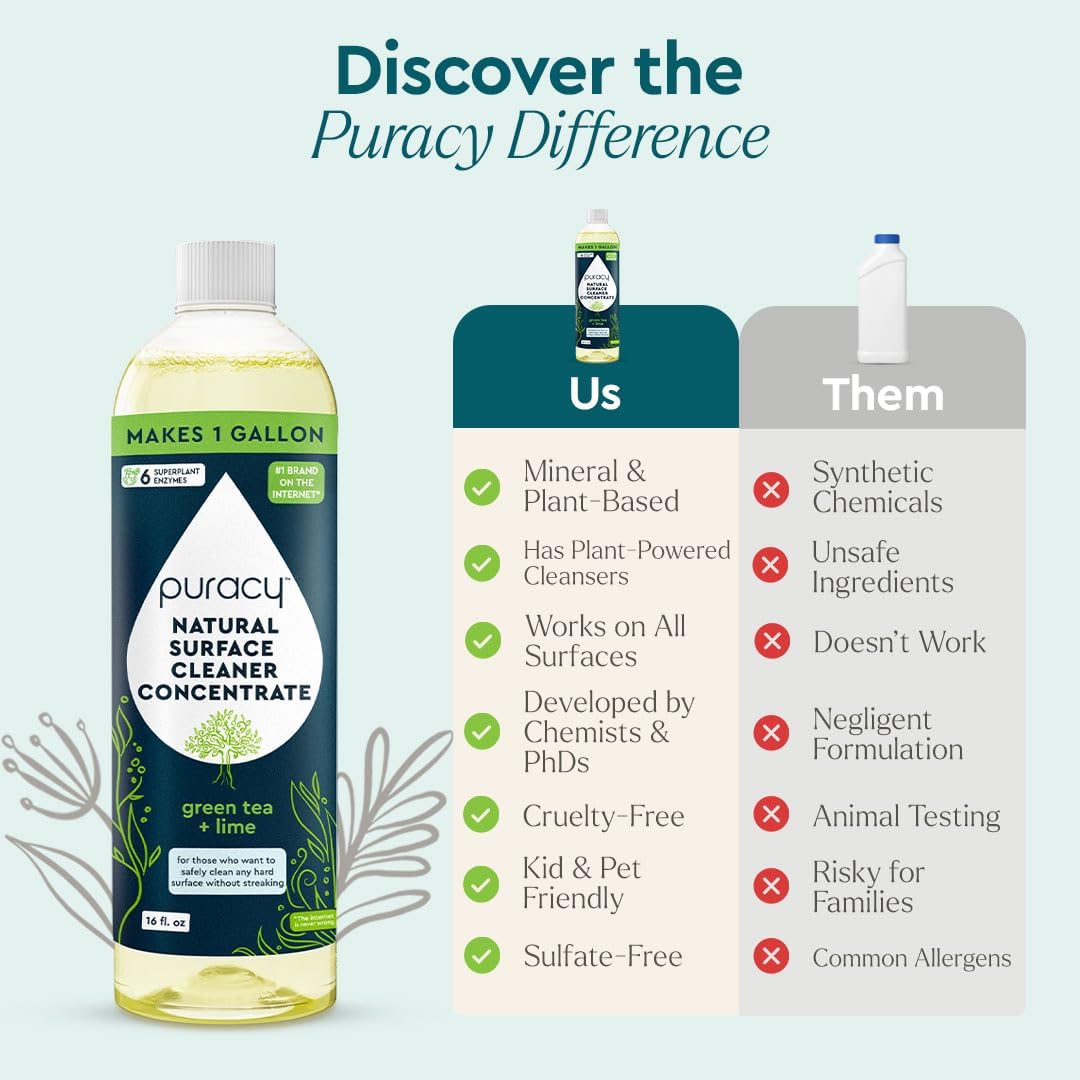 Puracy Natural All Purpose Cleaner Concentrate - 999 Natural 128oz