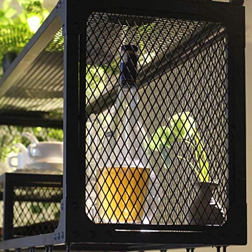 Vintage Metal Wine Rack Wall Mounted