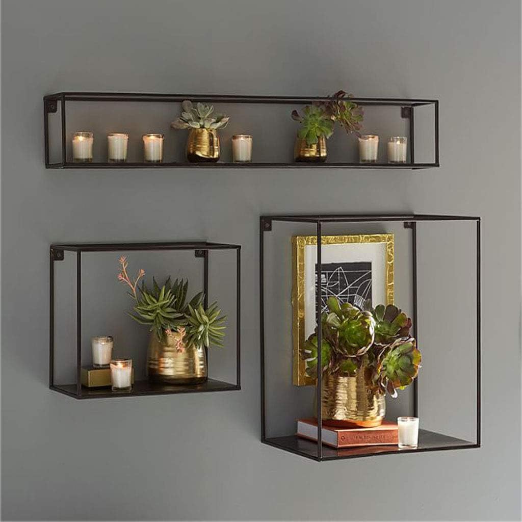 Pimex Wall-Mounted Wine Rack 2 Storeys Iron