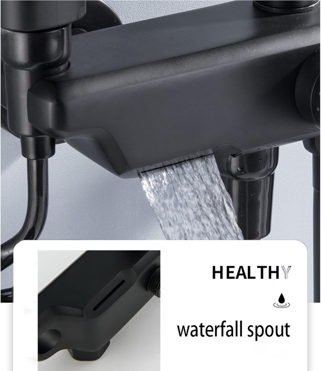 LED Digital Display Wall Mounted Shower Combo Set