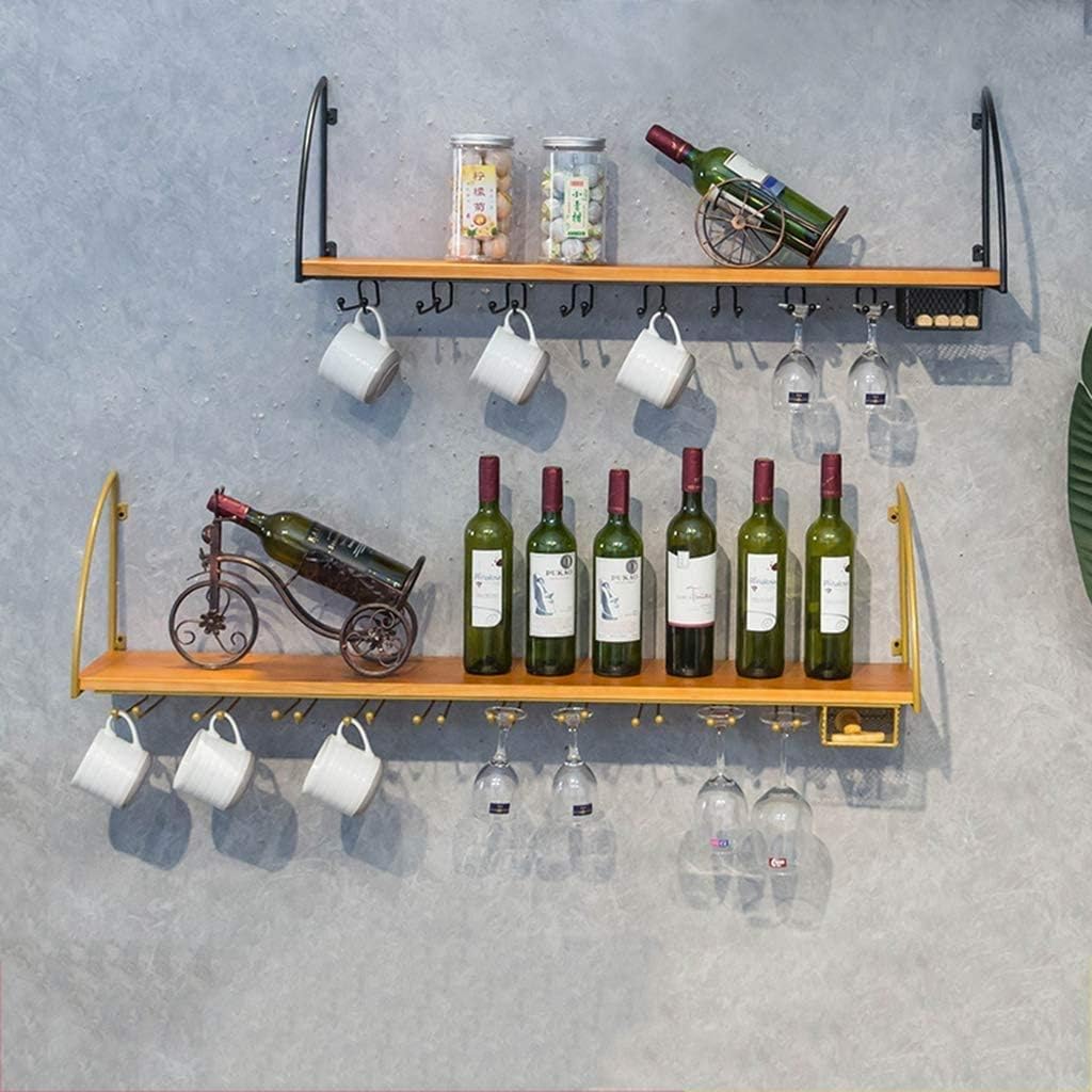 ZJDYDY Vintage Rustic Wall Wine Racks