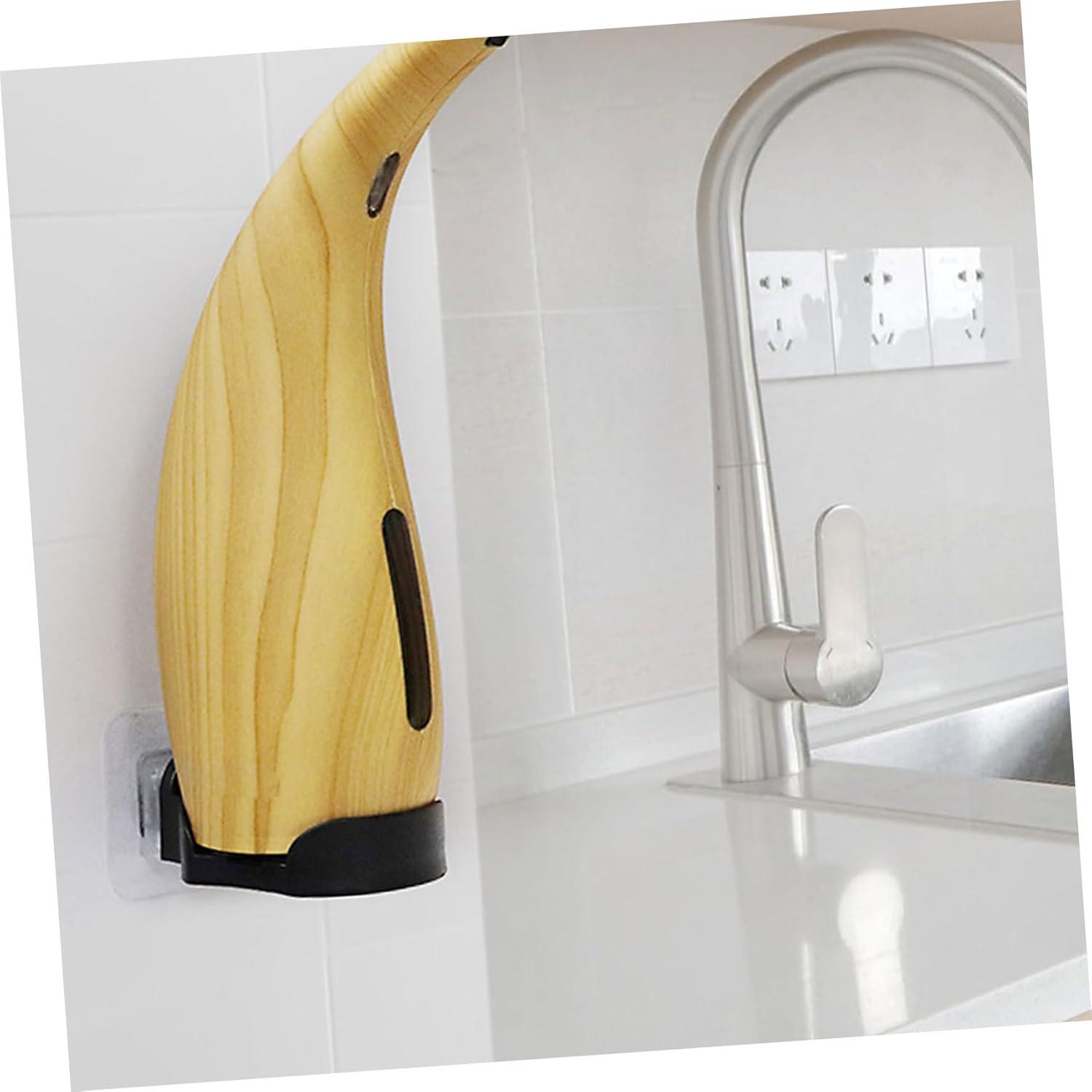 BRIGHTFUFU Wall Mount Soap Dispenser Holder