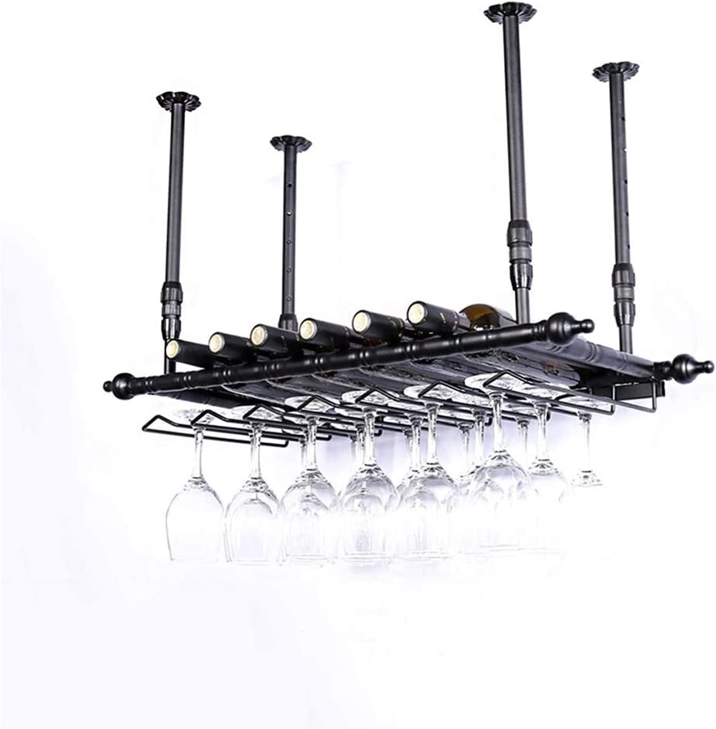 ALDEPO Wall-Mounted Wine Rack Floating Shelf