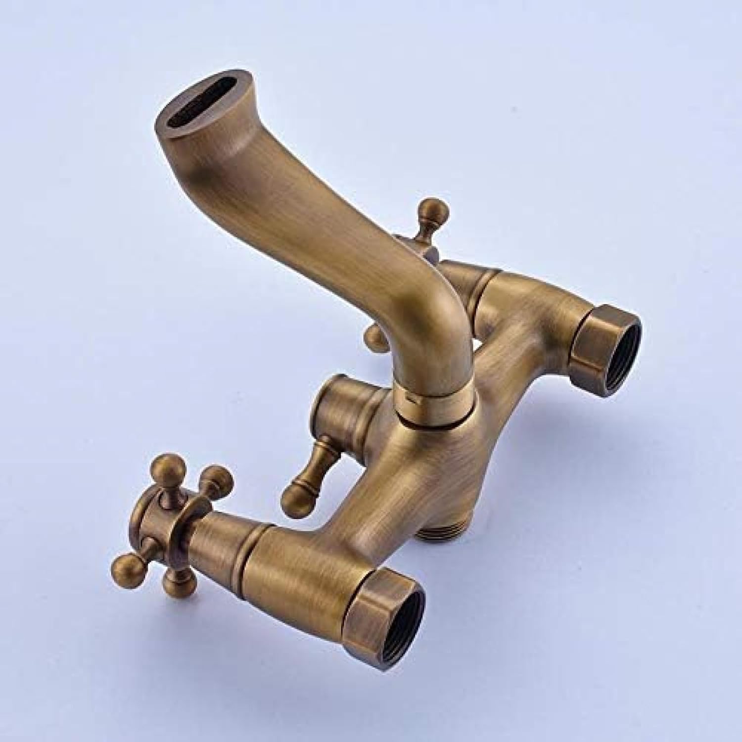 TECKI 8 Rainfall Shower Head with Handheld Faucet Set