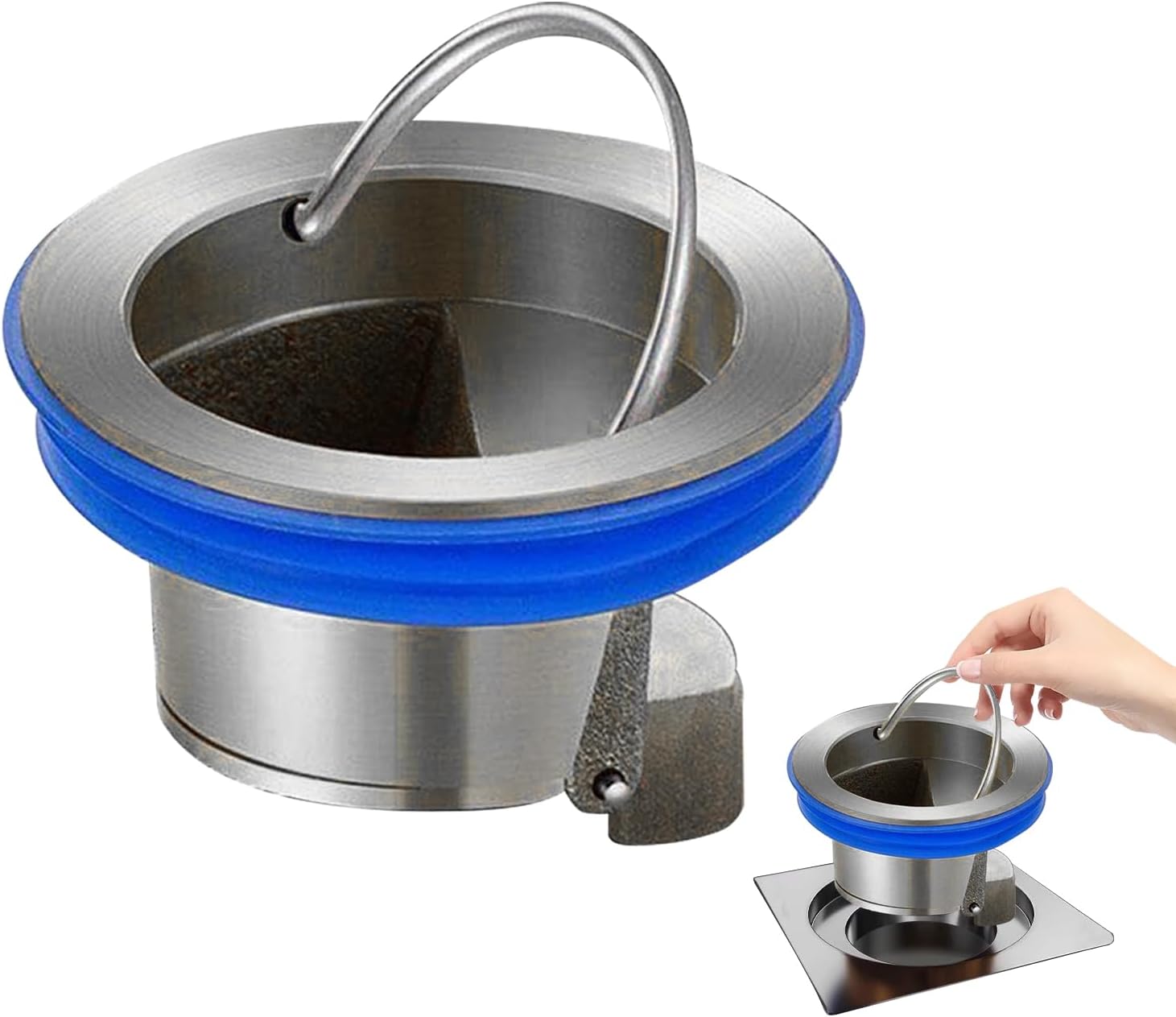 Lupdato Shower Floor Drain Backflow Prevent One Way Valve