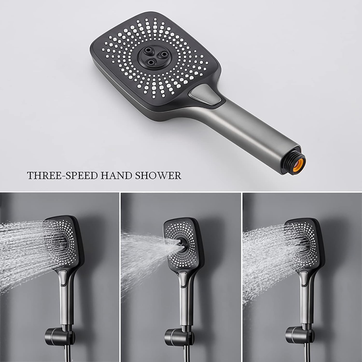 Thermostatic Shower System with Air Boost and 3 Spray Modes