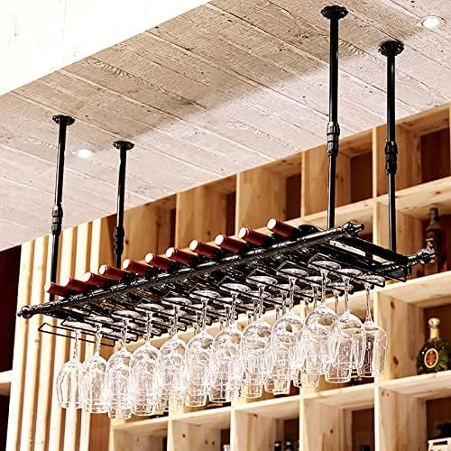 ZJDYDY Wall-Mounted Wine Rack with Adjustable Height