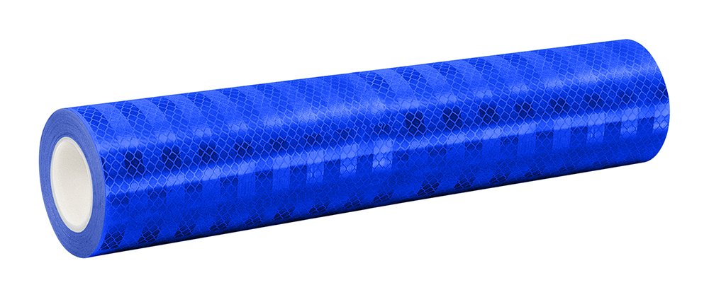 3M 3435 Blue Reflective Tape Roll - 6 in x 15 ft