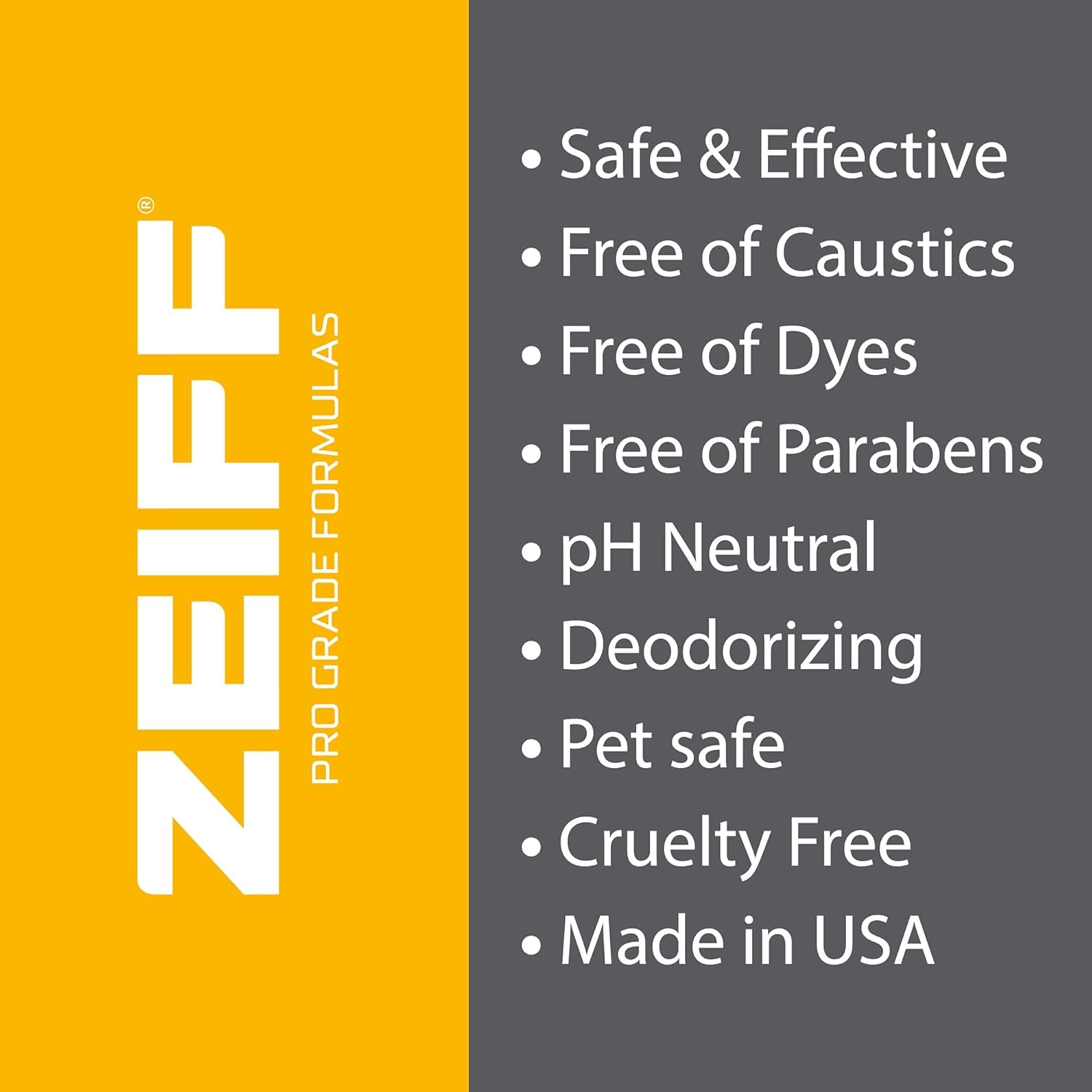 Zeiff Pro-Grade Enzyme Cleaner - 1 Gallon