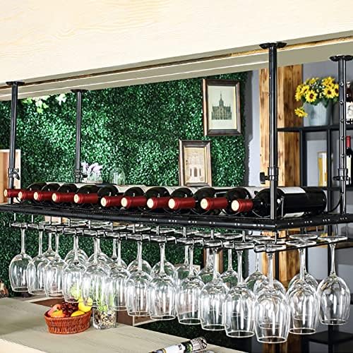ZJDYDY Wall-Mounted Wine Rack Holder 60x35cm