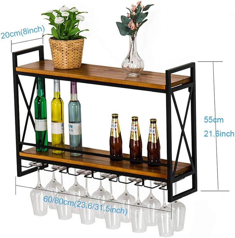 ZJDYDY Wall-Mounted Wine Rack for Home Use
