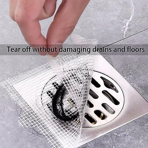 6 Inch 30pcs Disposable Drain Hair Catcher Stickers